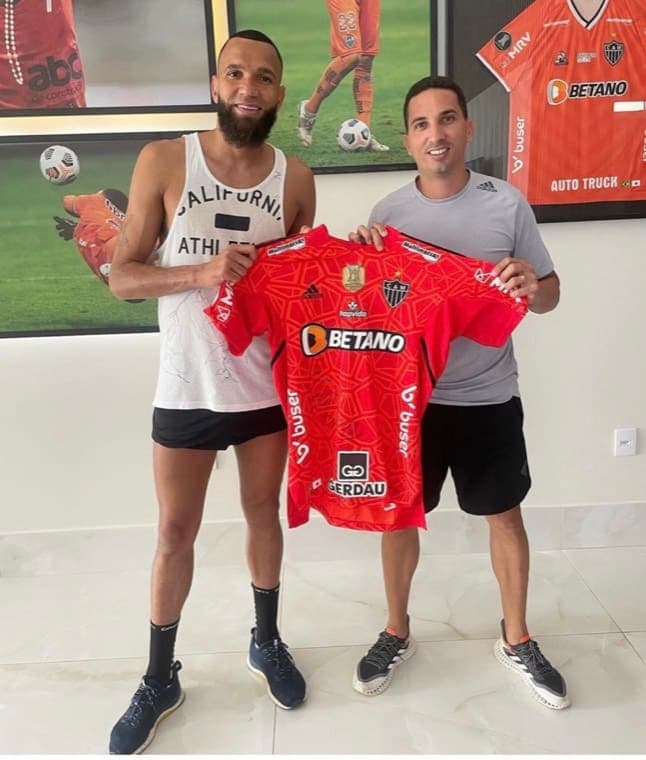 Hugo Araújo com Everson