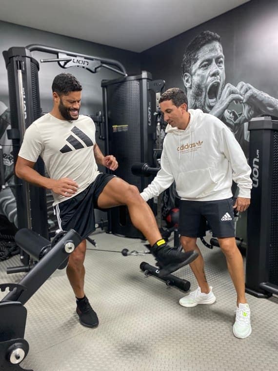 Hugo Araújo com Hulk