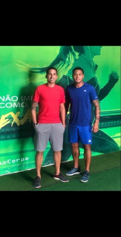 Hugo Araújo com Paulo Henrique