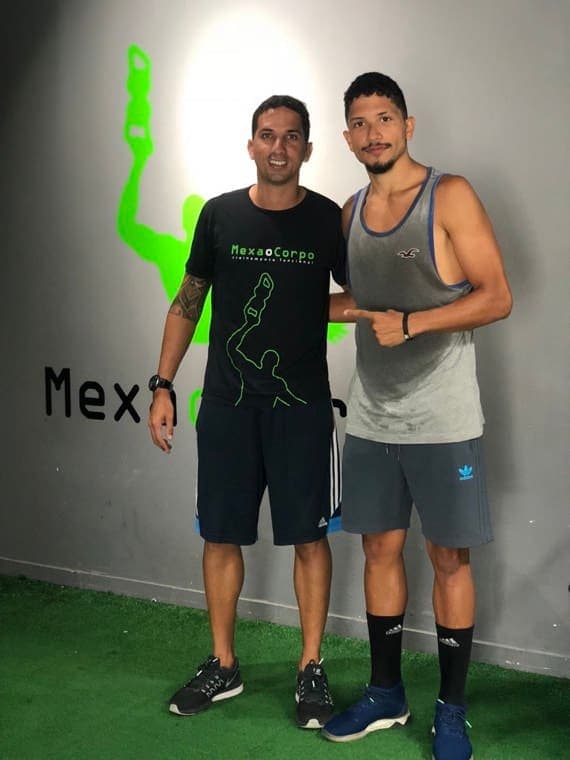 Hugo Araújo com Yuri Lima